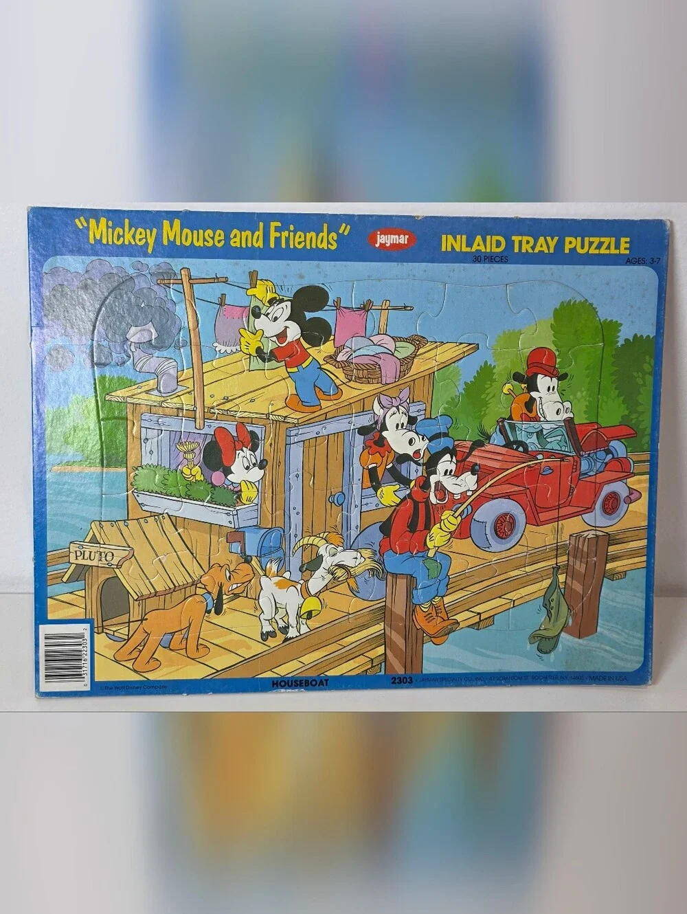 💙Vintage Mickey Mouse And Friends Tray Puzzle